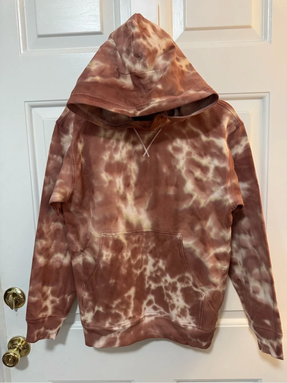 NWOT Lululemon All Yours Hoodie Tie Dye Marmoleado Tie Dye Ancient Copper Size 4